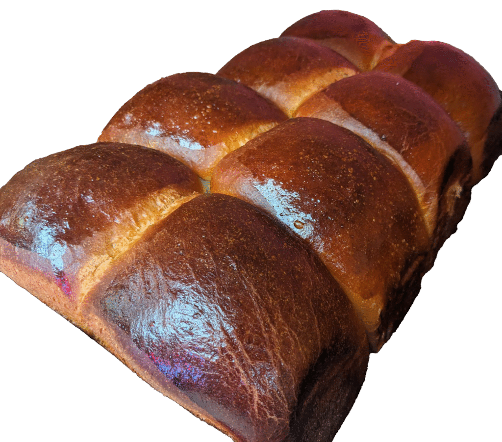 Une photo de brioche nature
